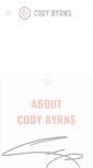 Mobile Screenshot of codybyrns.com